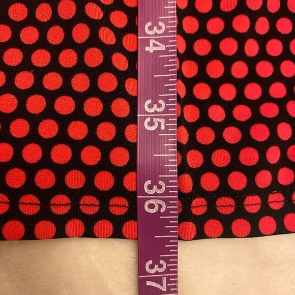 Liz Claiborne Faux Wrap Polka Dot Dress Size Small - Picture 11 of 11